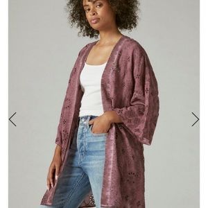 Lucky Brand Eyelet Kimono